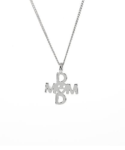 Mom&amp;Dad Cross Necklace [Girl]